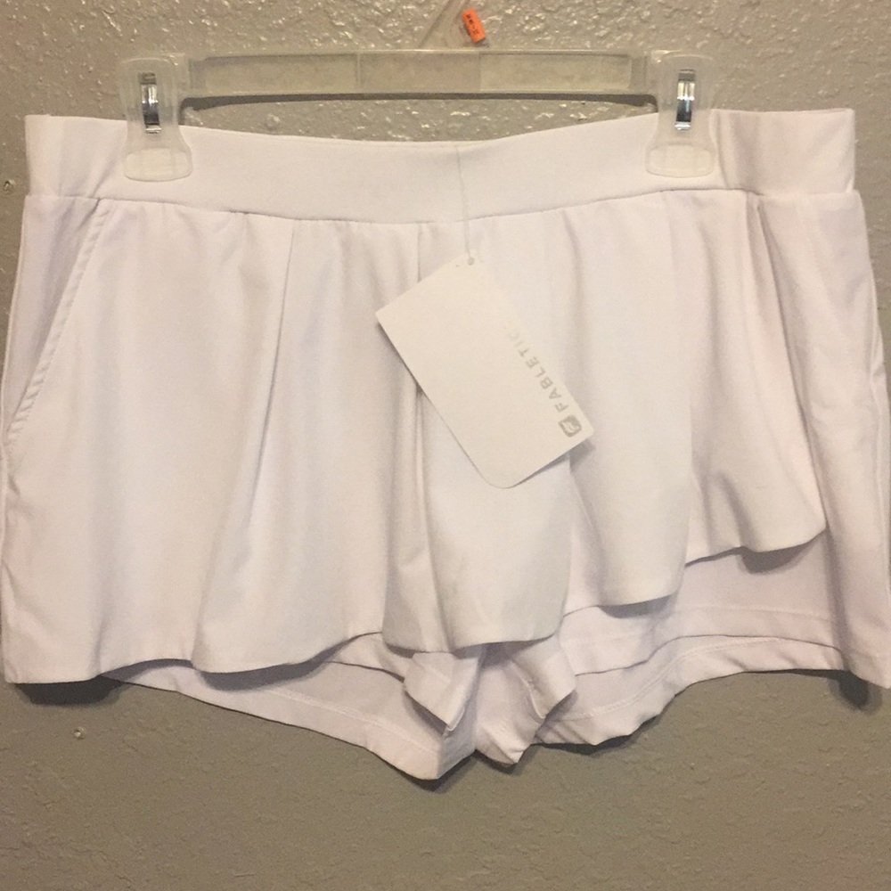 White Fabletics Cognac skirt *Check description*